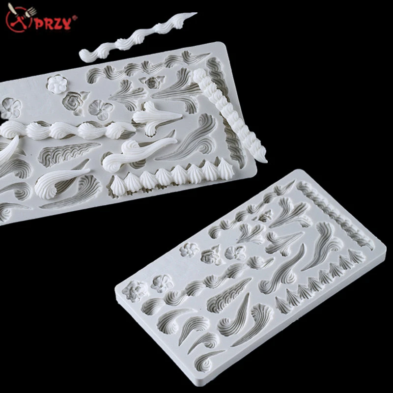 New fondant mold Silicone decorative Cake mould Royal Sugar Dry Pez decorative silicone molds