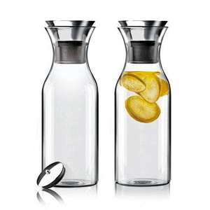 Thicken glass quality water bottle borosilicate wine bottle Juice Bottle for home
