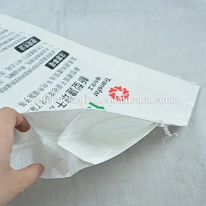 Agriculture and industrial use bopp laminated construction cement, putty, mortar pp woven bag with valve port