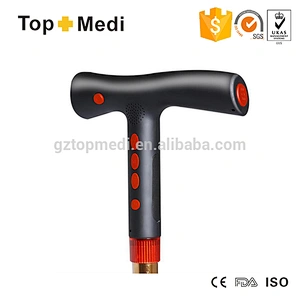 Flashlight Safe Aluminum Walking Cane with GPS Tracking Function for disabled and adults