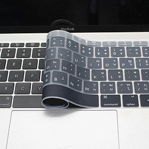 Colorful custom silicone keypad cover for macbook thai keyboard skins for macbook 12 A1543 keyboard protector