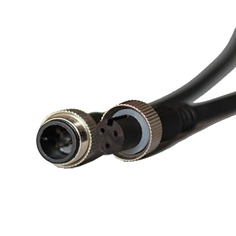 Hot Sale 2 pin metal nut waterproof led connector and cable