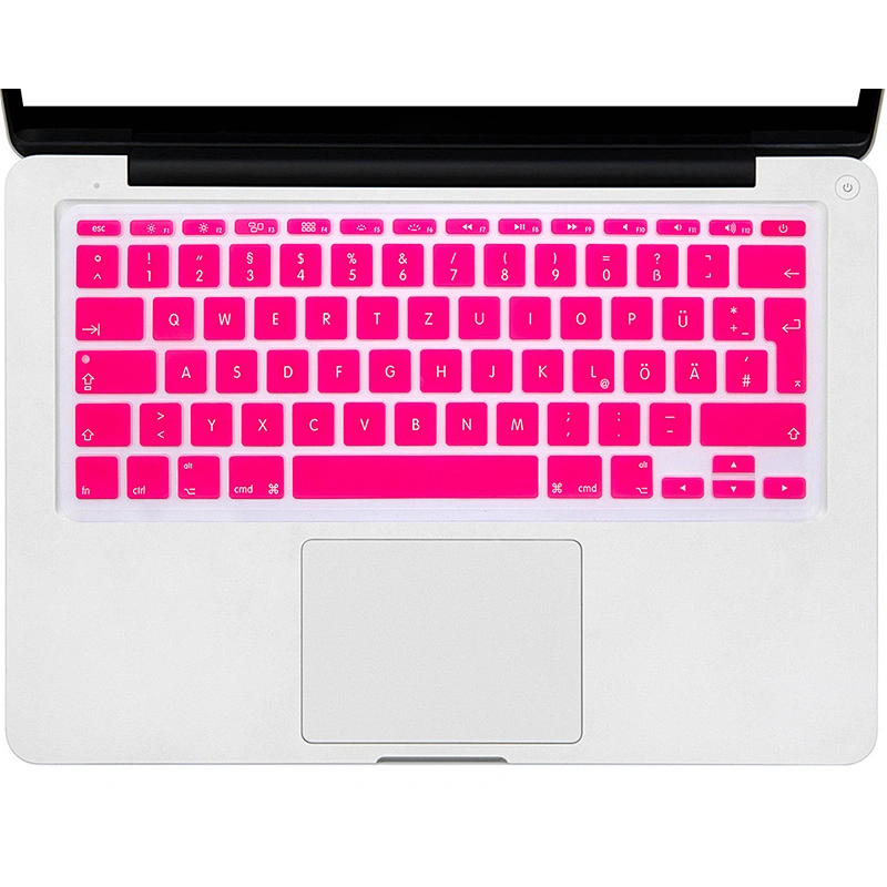 Laptop skin german keyboard custom silicone keyboard cover for mac laptop Air 11