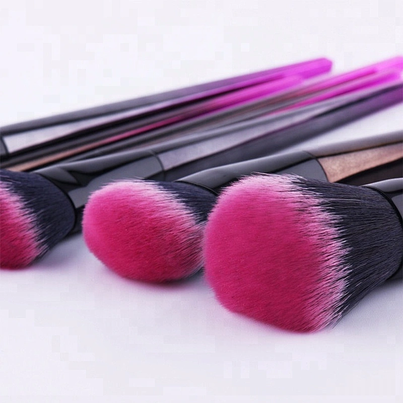 7pcs Diamond Makeup Brushes Sets Private Label Powder Foundation Eyeshadow Concealer Eyeliner Lip Cosmetics Beauty Tools