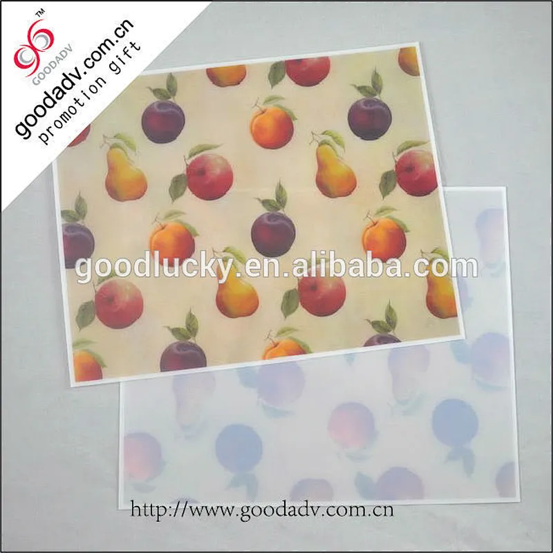Made in china low price wholesale good plastic PP placemat