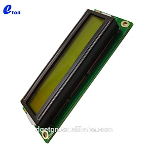 character 1x16 yellow green transflective LCD modulle