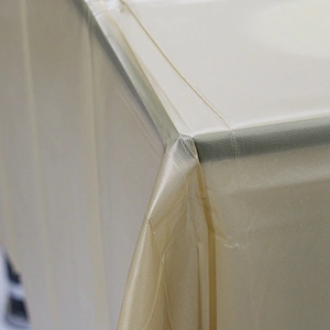 Single plain Rectangular Decorative Trendy Tablecloths For Home Decoration