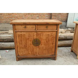 Chinese Antique Furniture two drawer two door cabinet