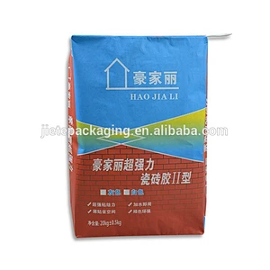 OEM design cement, putty, mold filling agent paper bag with valve port