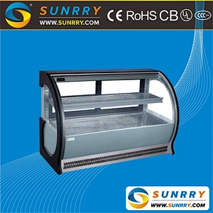 Hot Selling Food Warmer Showcase and Warmer Display Cake Showcase