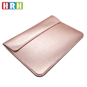 soft PU leather case universal portable Protective laptop bag pouch for Macbook Air/Pro for macbook laptop sleeve case leather