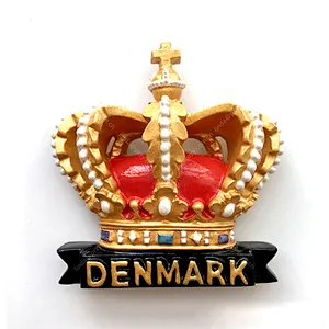 European Denmark crown Fondant cake decoration molds handmade Silica gel aroma stone mold