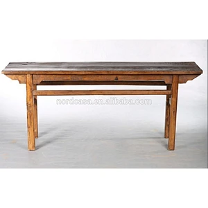 Living Room Furniture-Chinese Antique Wood Distressed Console Table