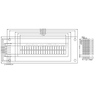 20x2 2002 20*2 Character LCD Module Blue Background White Characters LED Backlight