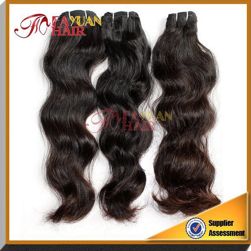 natural color 100% human high feedback virgin brazilian hair weave