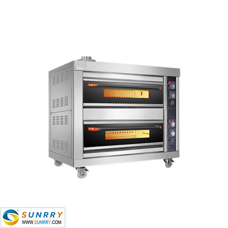 Energy saving gas cake heated baking Deck Oven