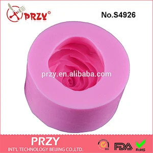 S4926 rose 3d silicone molds handmade soap mold