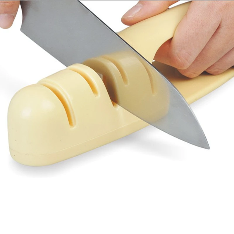 Hot selling factory price kitchen knife sharpener machine with ABS base