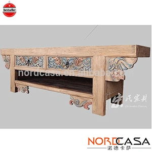 wholesale china antique hand carved TV Cabinets