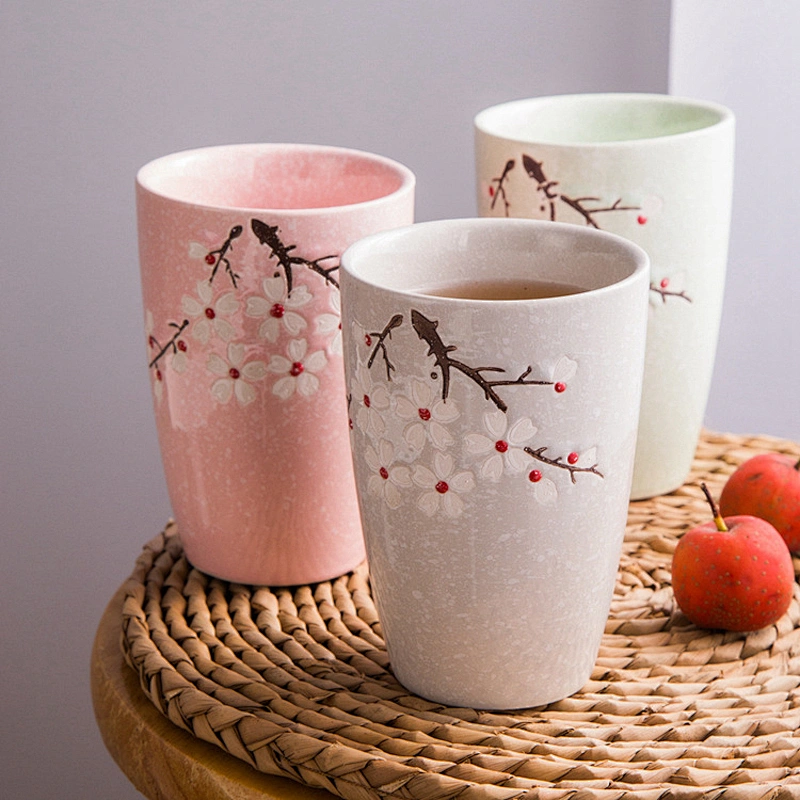 Hot Sale In Stock Japanese And Korea Style Coffee Cup Set  For home And Travelling