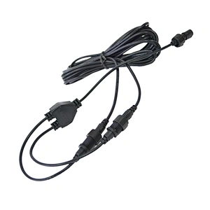 M12 2pin 3pin panel mount male female waterproof connector