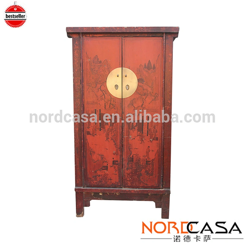 antique handmade solid wood bathroom furniture/bathroom cabinet