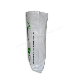 Customized 40kg plastic pp woven animal feed packaging bag for Barley, wheat, rice,beans, flax
