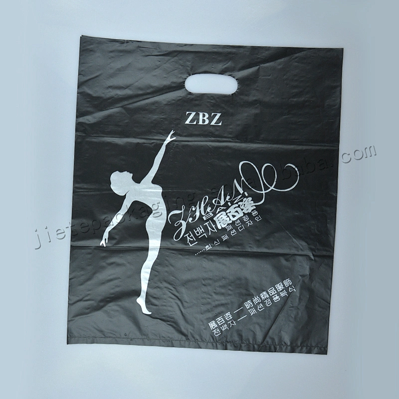 Wholesale customized plastic D tote shopping bag for market
