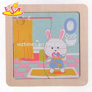 wholesale funny kids wooden puzzle jigsaw popular children wooden puzzle jigsaw W14C197