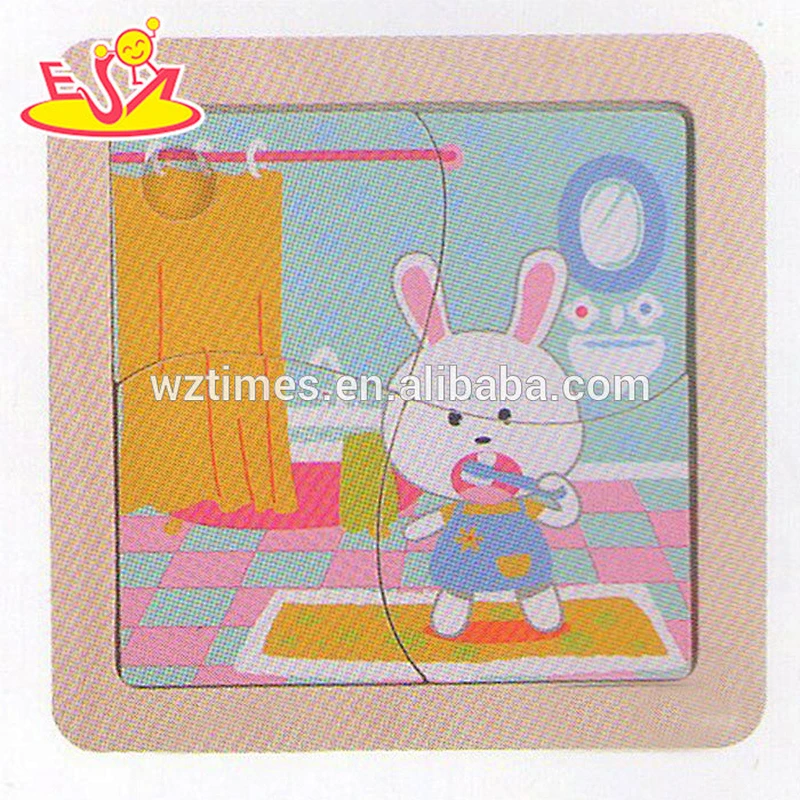 wholesale funny kids wooden puzzle jigsaw popular children wooden puzzle jigsaw W14C197