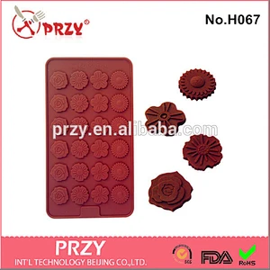 Rose flower pudding chocolate mold / silicone chocolate mold