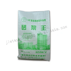 Cheap Price Plastic plain white pp woven cement packing Bag for mortar and sand,tile adhesive