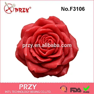 F3106 PRZY Rose Flower - Silicone mold silicone mold sugarcraft fimo polymer clay resin wax mould