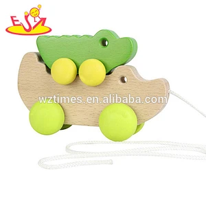 2018 new design baby wooden animal toy hottest wooden animal toy W04A248