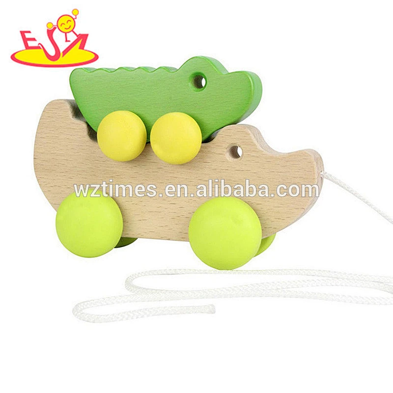 2018 new design baby wooden animal toy hottest wooden animal toy W04A248