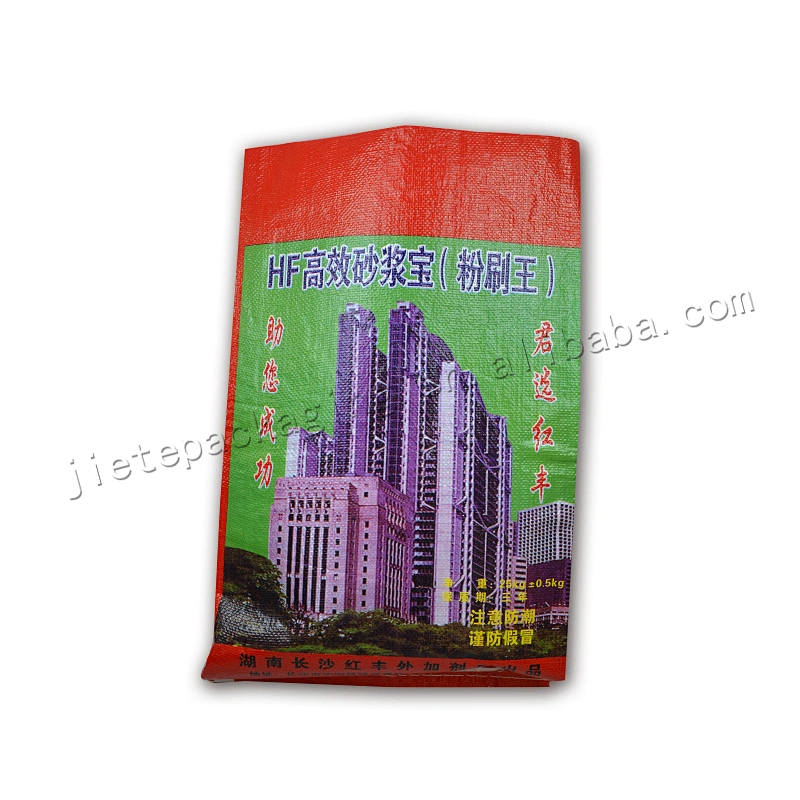 Customized 25kg Laminated and printing pp woven 10kg pp woven cement bag