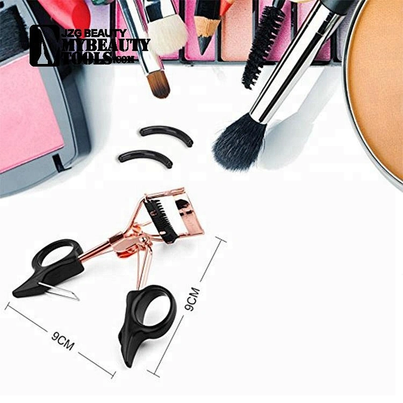 Heated longer eyelash curler silicone pad