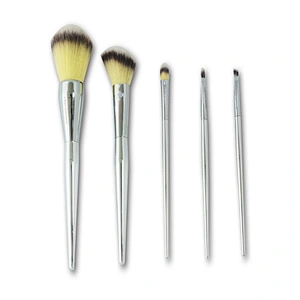 2017 New and hot sale custom 5pc elegant makeup brush set with high end