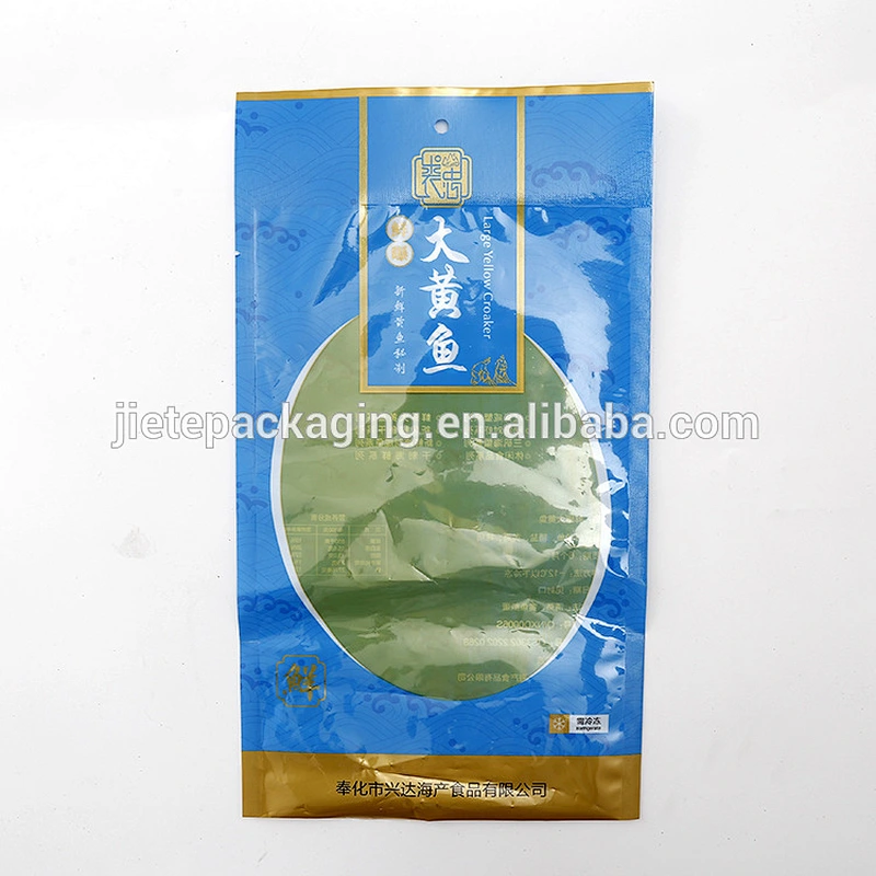 transparent clear PA PE plastic food bag for rice, sea food, duck