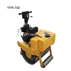 Small Smooth Pedestrian Compactor Road Roller YFR-700C