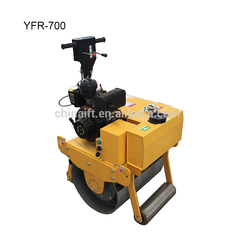 Small Smooth Pedestrian Compactor Road Roller YFR-700C