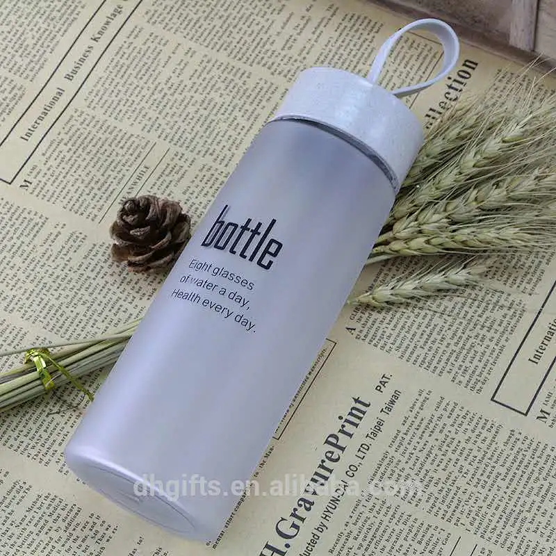 2018 Novelty Products PP Scrub Mugs with Straw Lid Plastic Outdoor Travel Cup Lovely and Colorful Kettle