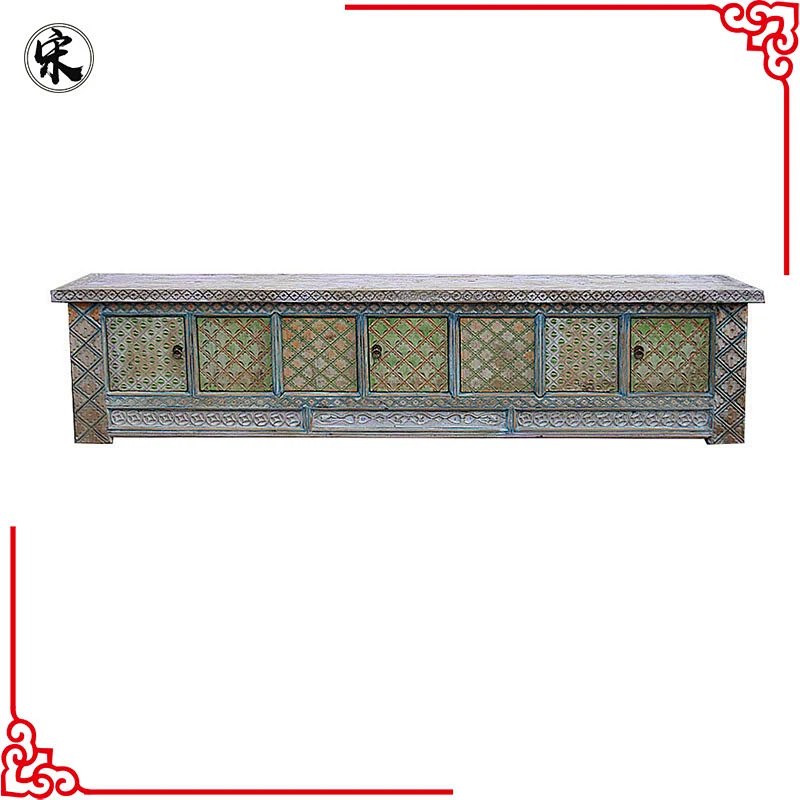 chinese shabby chic solid wood pine furniture for stores