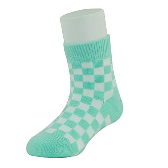 High Quality Checks Pattern Cotton Kids Socks