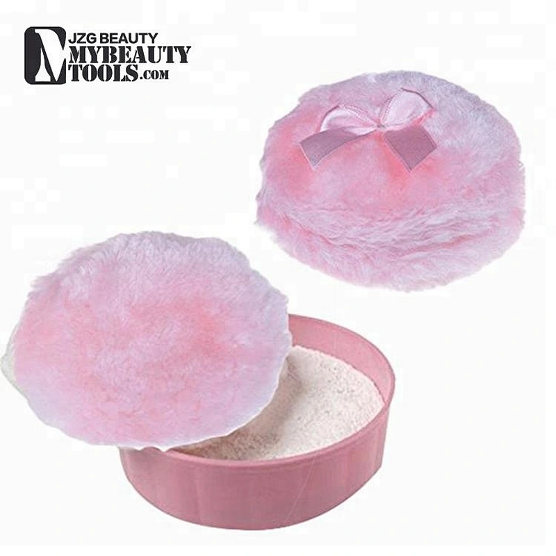 Facial Face Cotton Powder Makeup Sponge New Cleansing Pink Round Cosmetic Powder Puff
