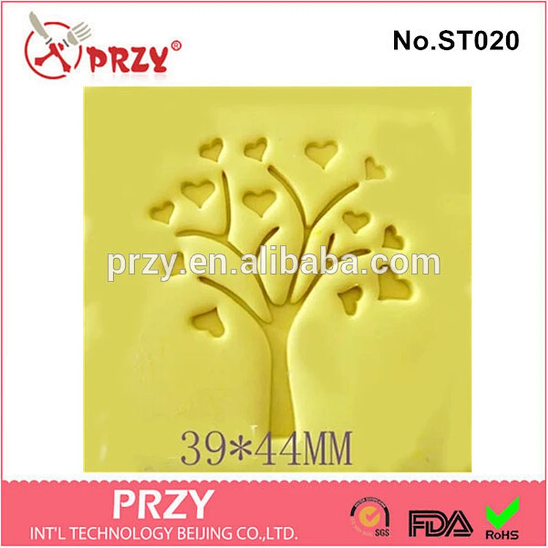 ST020 PRZY handmade diy diy tree shape soap stamp