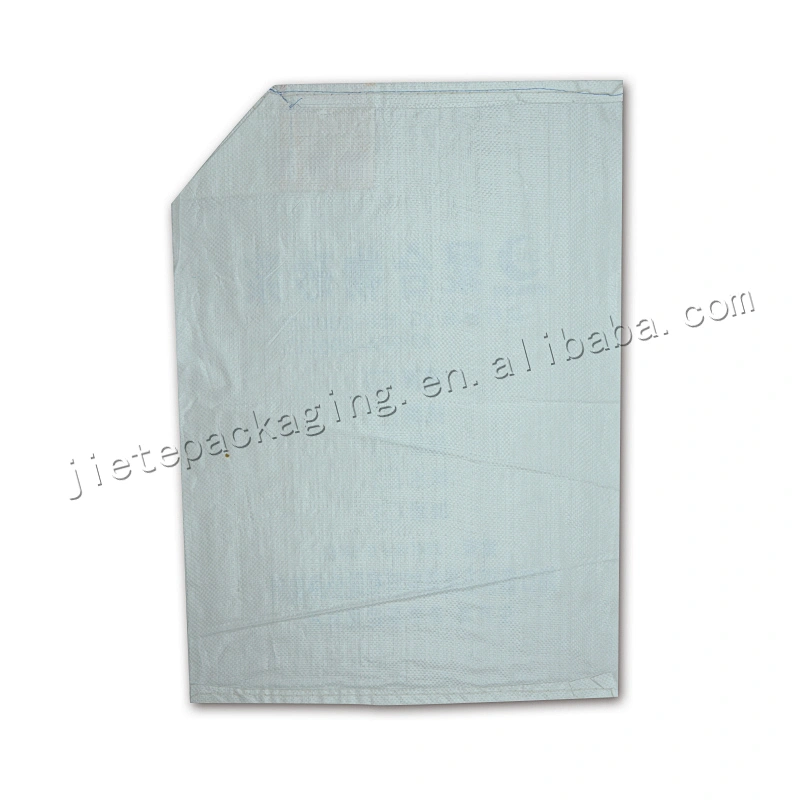 Cheap white plastic cement sack pp woven mortar packaging bag for tile adhesive