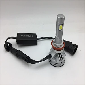 New Arrival Double Color High Power Led Auto Headlights  Led Cree Xhp70 l7 H11 H1H3 Led Light