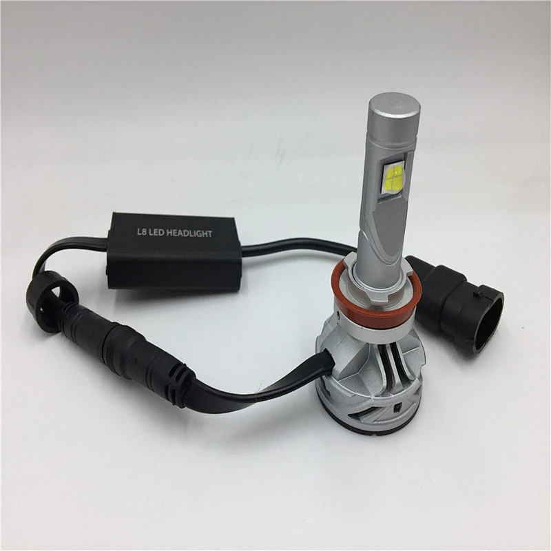 New Arrival Double Color High Power Led Auto Headlights  Led Cree Xhp70 l7 H11 H1H3 Led Light