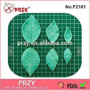 F2161 PRZY Raspberry Leaf silicone cake mold for cake decorating